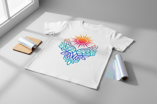 T-Shirt mit Vinyl-Design vom Plotter