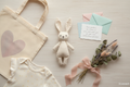 Babyshower Flat Lay neu